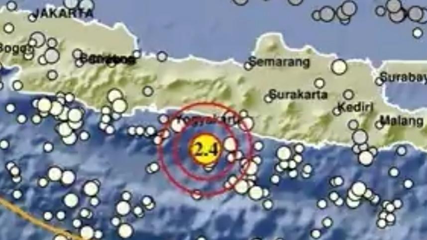 Gempa M 2,4 Guncang Kulonprogo Yogyakarta