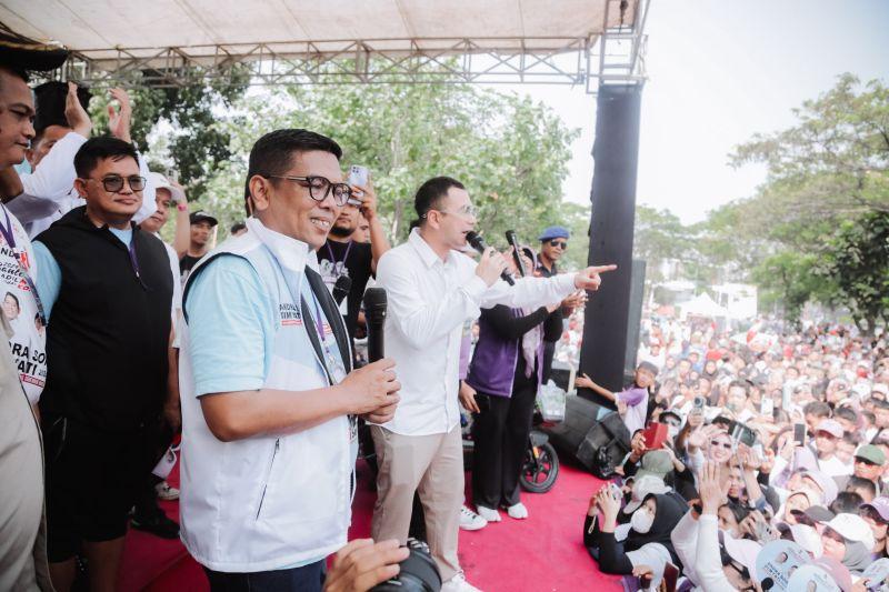 Raffi Ahmad Pindah Rumah ke Tangerang Demi Kampanye Andra Soni-Dimyati