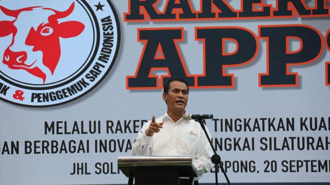 Mentan Amran Ajak Asosiasi Peternak Sapi Sukseskan Program Makan Bergizi Gratis