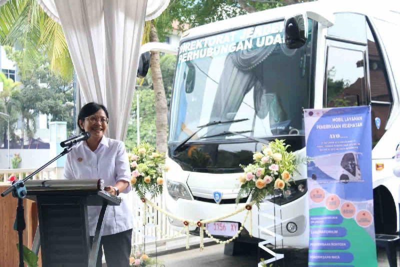 Perkuat Pelayanan, Ditjen Hubud Perkenalkan Mobil Cek Kesehatan
