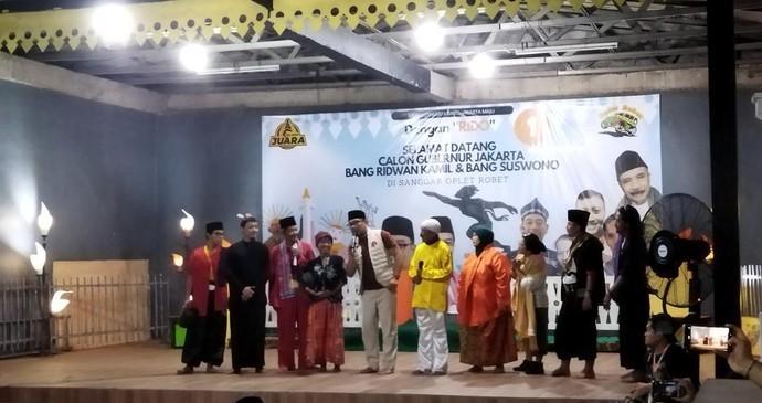 Ridwan Kamil Sosialisasikan Program Lewat Pentas Seni Betawi: "Lebih Menyenangkan daripada Pidato"
