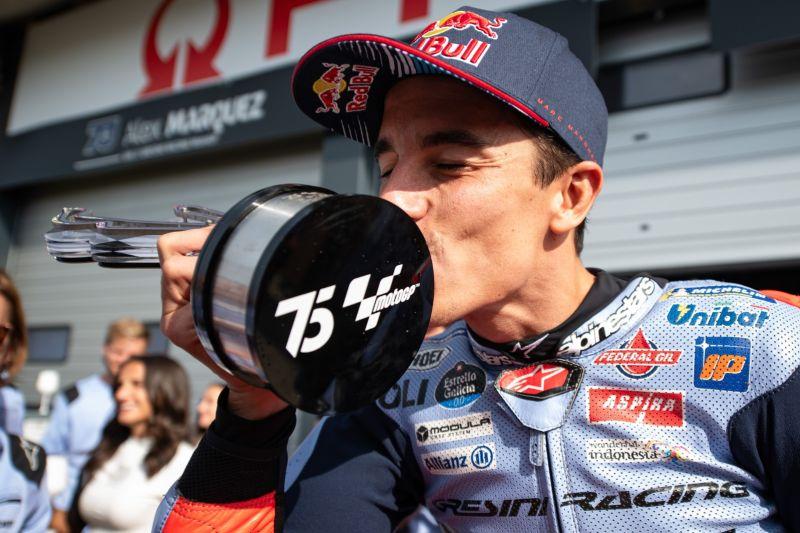 Jelang MotoGP Mandalika, Marquez Manfaatkan Hattrick Podium