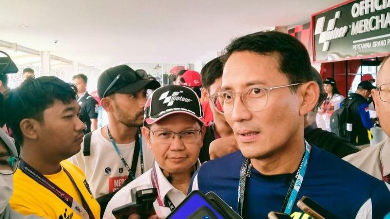 MotoGP Mandalika 2024, Menparekraf Sandiaga Uno Sebut Pembalap-Dorna Puas dengan Kondisi Trek Sirkuit