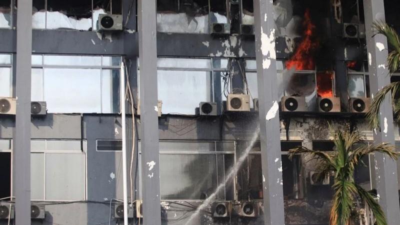 Bakamla Ungkap Titik Api Diduga Berawal dari Gedung Lantai 6
