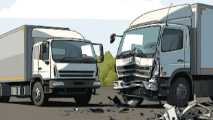 Truk Tabrak Minibus-Pagar Resto di Puncak Bogor, 1 Orang Alami Luka
