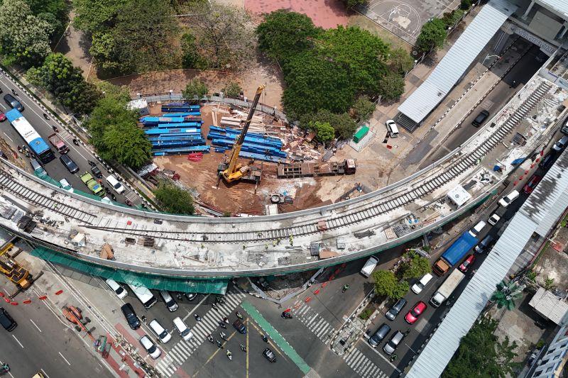LRT Jakarta Velodrome-Rawamangun bakal Diuji Coba Besok