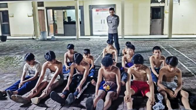 15 Remaja Diamankan saat Hendak Perang Sarung di Banjarmasin