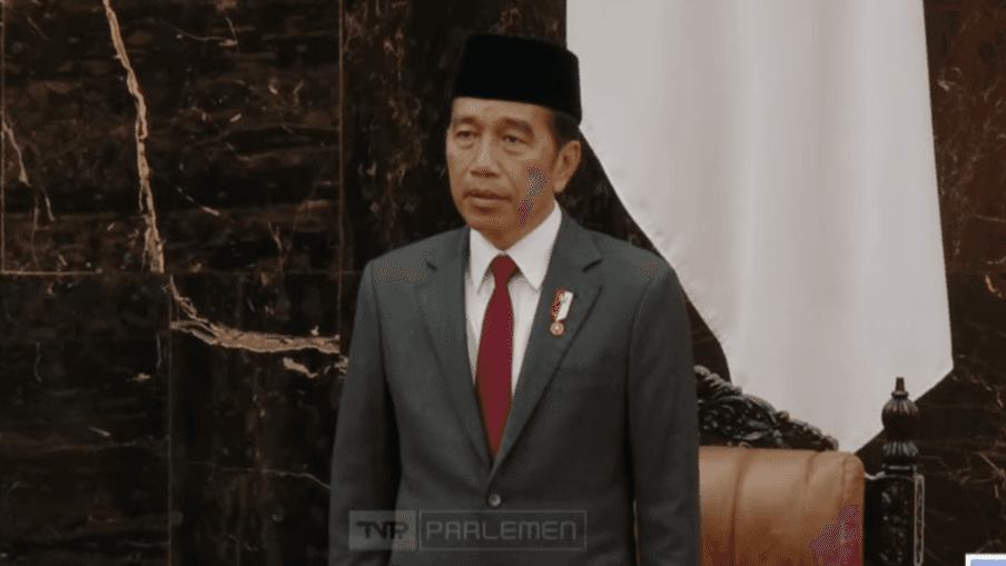 Presiden Jokowi Hadiri Pelantikan Anggota DPR RI Didampingi Prabowo