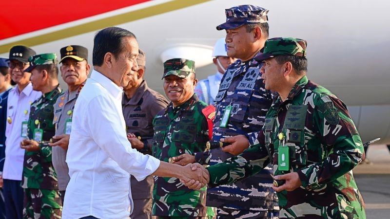 Usai Pelantikan Anggota DPR RI, Presiden Jokowi Tiba di NTT