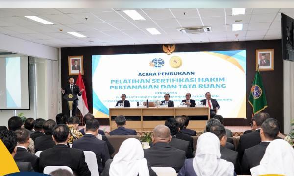 Gelar Sertifikasi Hakim, Menteri AHY Gaet MA Tekankan Keadilan Bagi Masyarakat