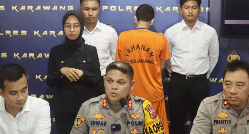 Pria Bunuh Pacar gegara Cemburu Kencan Ditolak di Karawang Ditangkap Polisi