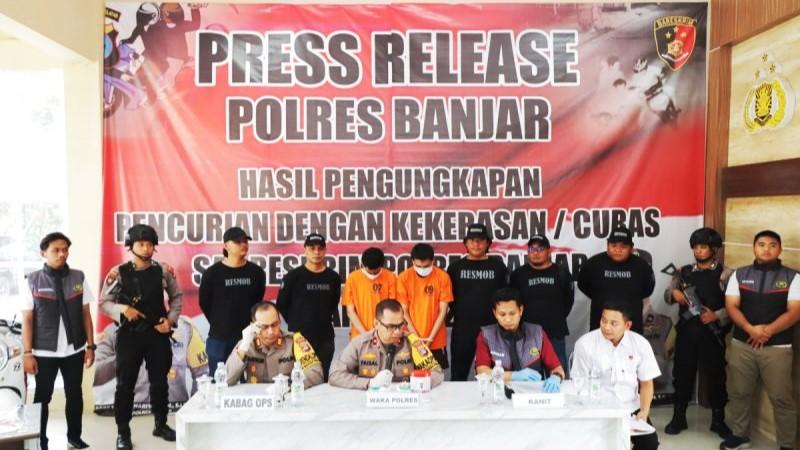 Polisi Tangkap Pelaku Begal pakai Sajam di Banjar