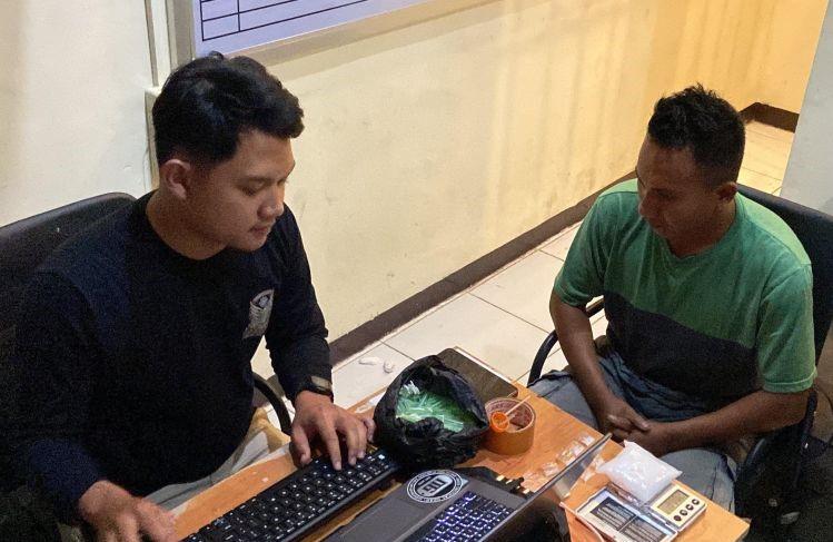 Polres Cianjur Buru Bandar Besar Pemasok Sabu, Nelayan Ditangkap dengan 1 Ons Narkoba