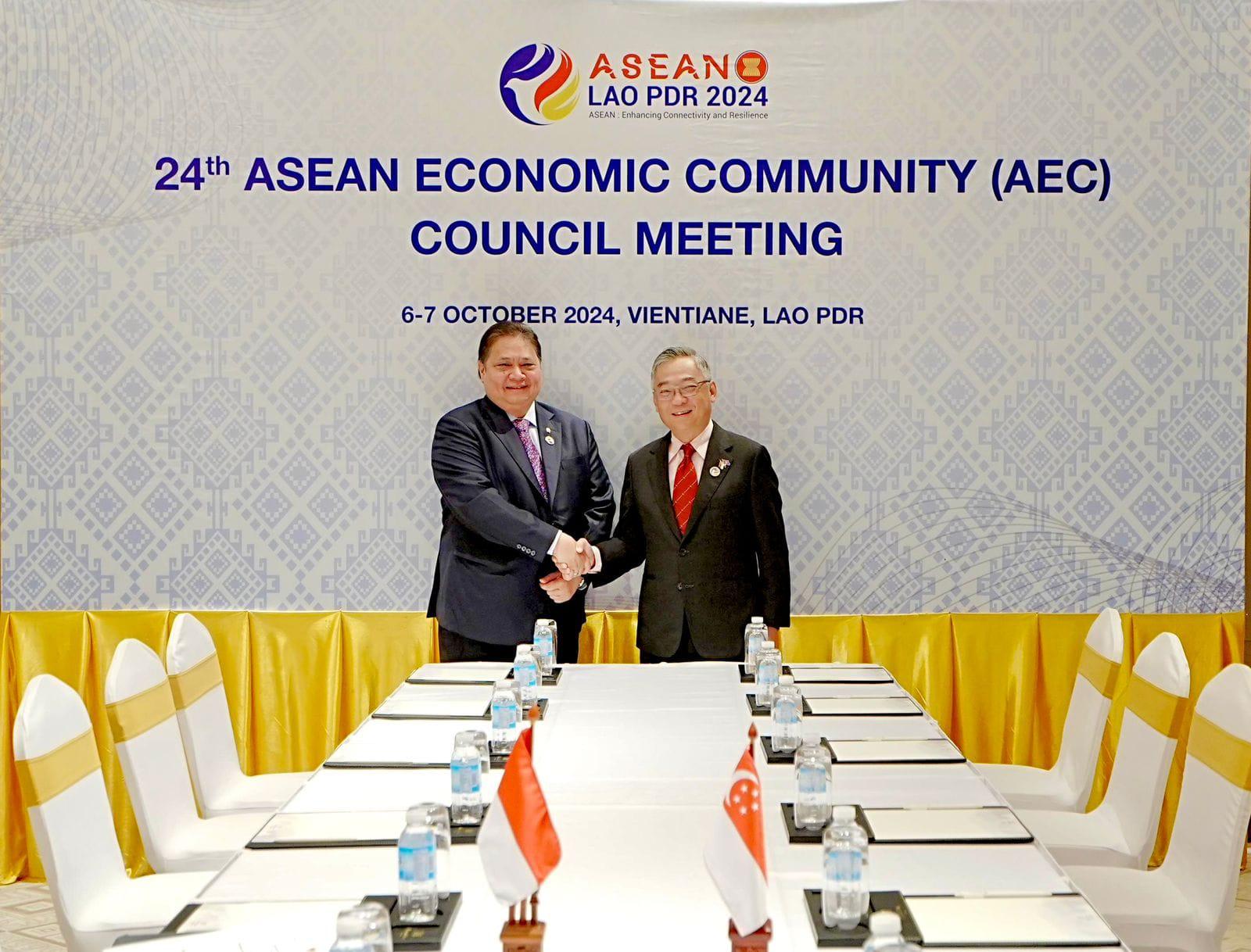 Menko Airlangga dan Wakil Perdana Menteri Singapura, Dorong Kerja Sama Digital Bilateral dan Regional