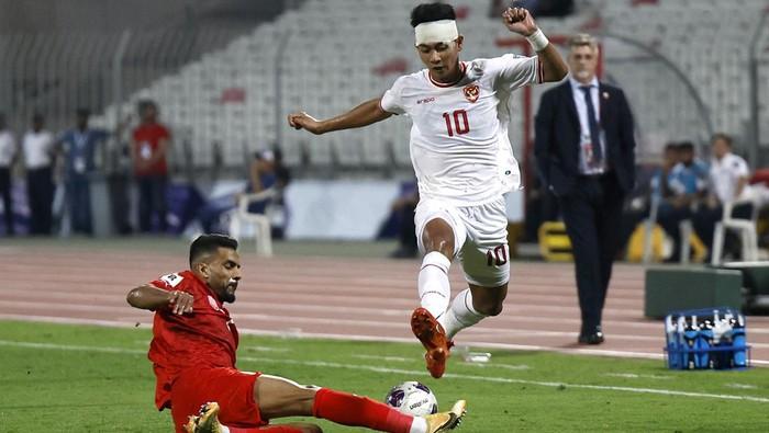 Indonesia Gagal Menang, Gol Menit Akhir Paksa Bahrain Imbangi 2-2