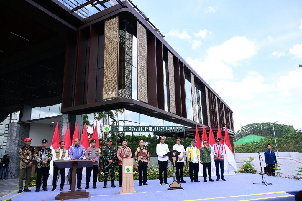 Jokowi Resmikan Rumah Sakit Hermina di IKN, Prioritaskan Kesehatan Warga dan ASN