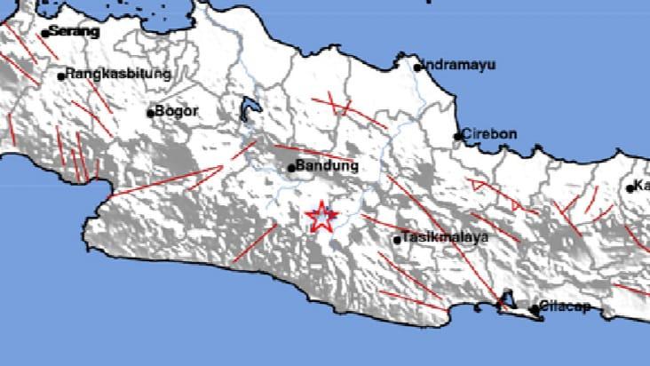 Gempa Bumi M 2,8 Guncang Garut Jabar