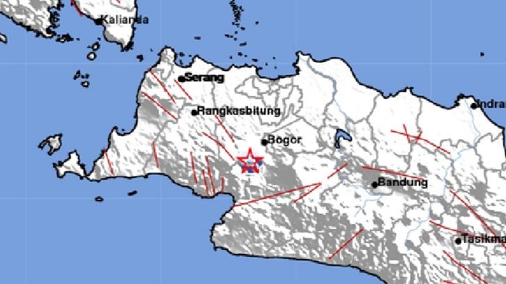 Gempa Bumi M 2,8 Guncang Bogor Jabar