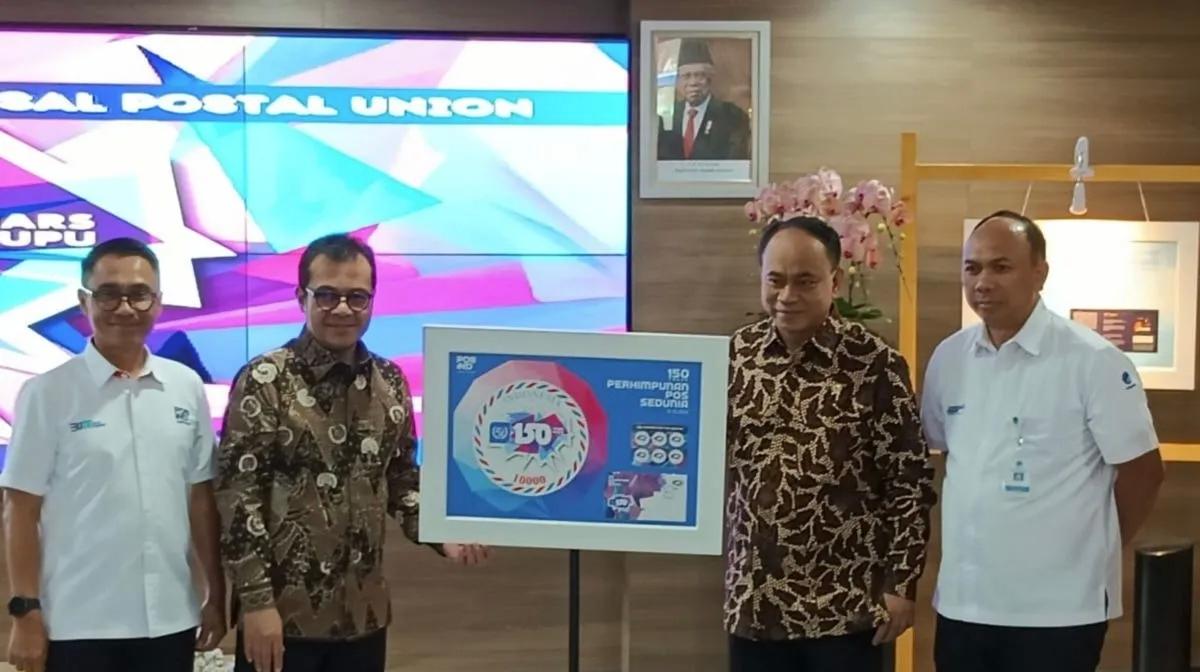 Kominfo Rilis Prangko Khusus Edisi 150 Tahun Perhimpunan Pos Sedunia