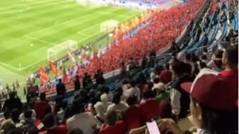 Kualifikasi Piala Dunia 2026 Indonesia vs China, Supporter Adu Chant