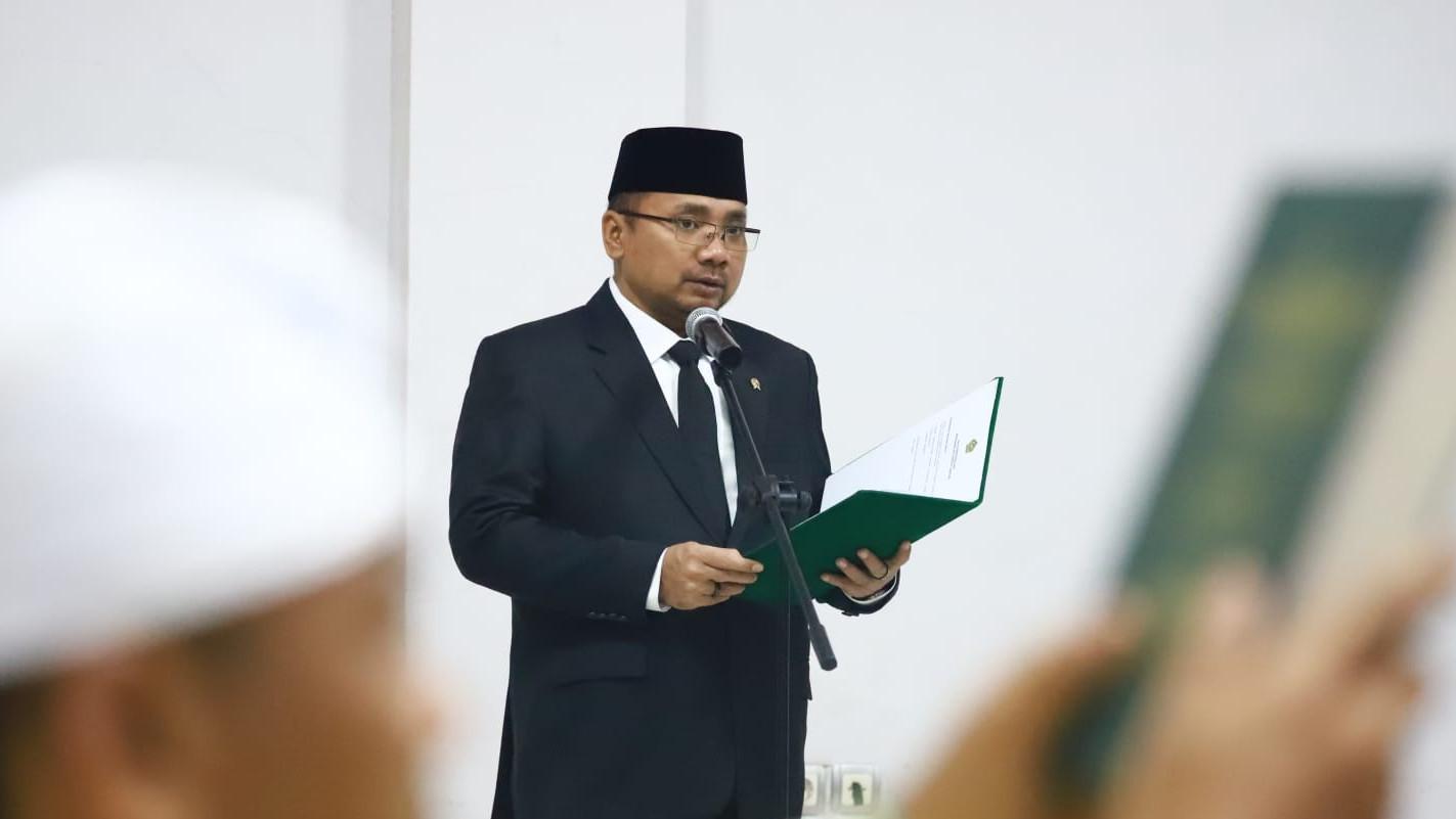 Gus Yaqut Lantik 10 Pejabat Eselon II Kemenag, Ini Daftar Namanya