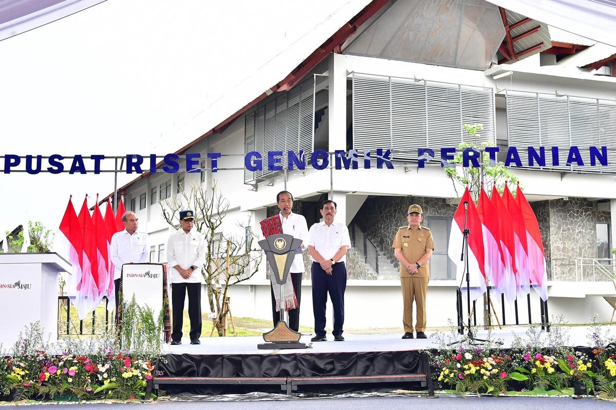 Antisipasi Perubahan Iklim, Jokowi Resmikan Pusat Riset Genomik Pertanian di Humbang Hasundutan