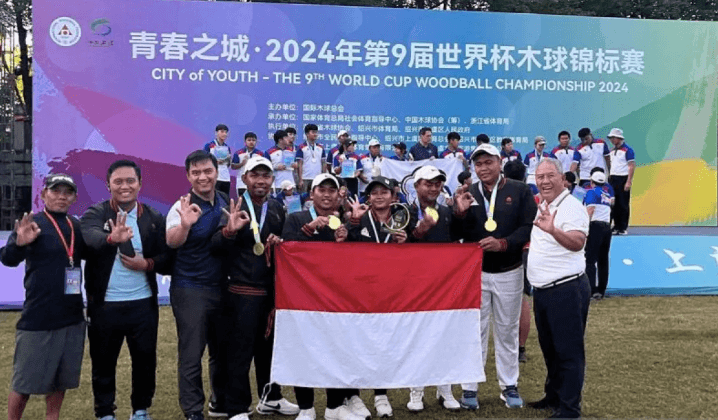 Indonesia Sabet Tiga Emas dari Piala Dunia Woodball 2024