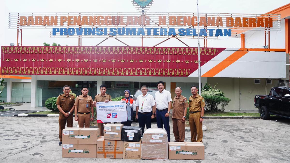 Sinergi Tangani Karhutla, Pertamina Beri Dukungan Fasilitas ke BPBD Sumsel
