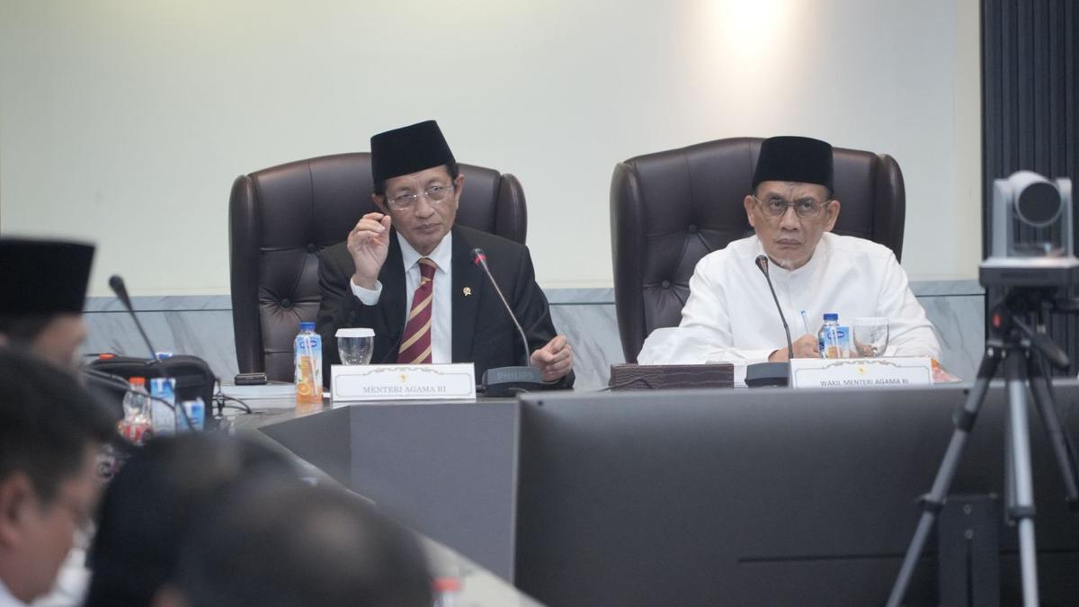 Rapim Perdana, Menag Nasaruddin Minta Jajarannya Solid