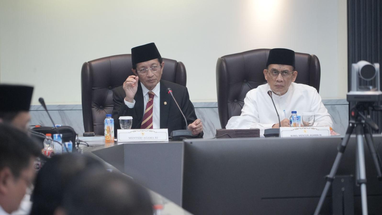 Rapim Perdana, Menag Nasaruddin Minta Jajarannya Solid