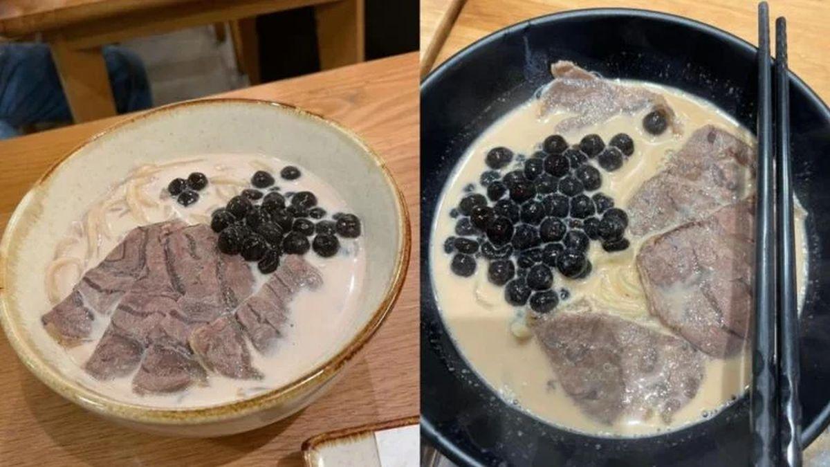 Kuliner Unik : Mi Daging Sapi Campur Teh Boba, Mau Coba?