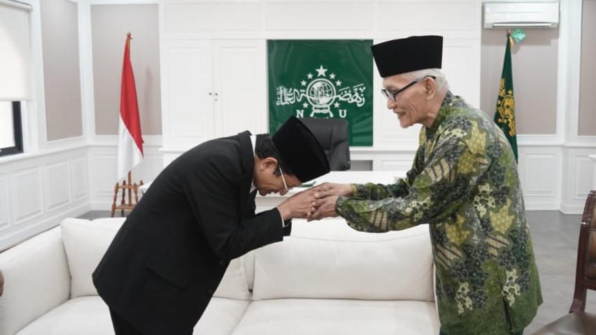 Usai Sertijab, Menag Nasaruddin Umar Langsung Kunjungi PBNU