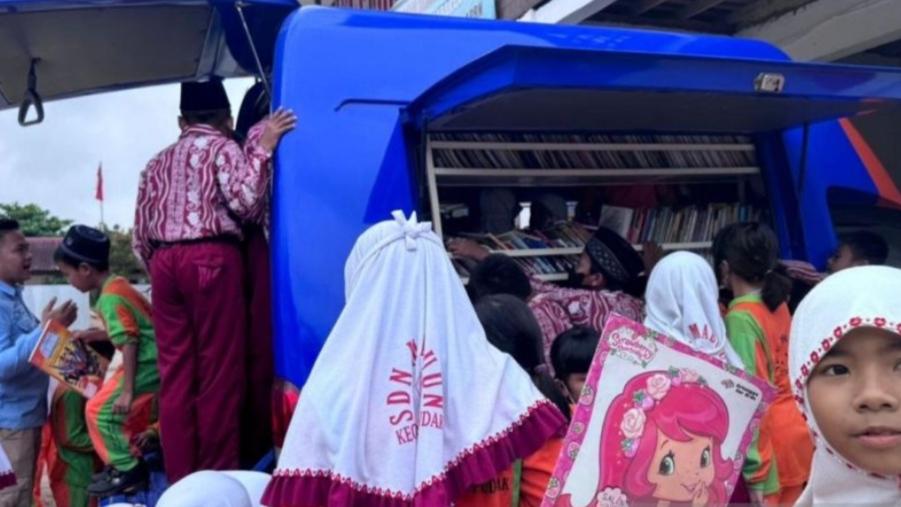 Ciptakan Indonesia Emas, 6 Bus Literasi Dikerahkan di Tabalong