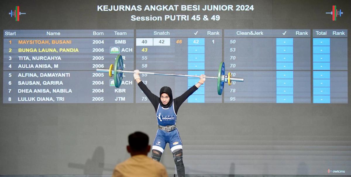 Dukung Regenerasi Atlet, Pupuk Indonesia Gelar Kejuaraan Angkat Besi Junior 2024