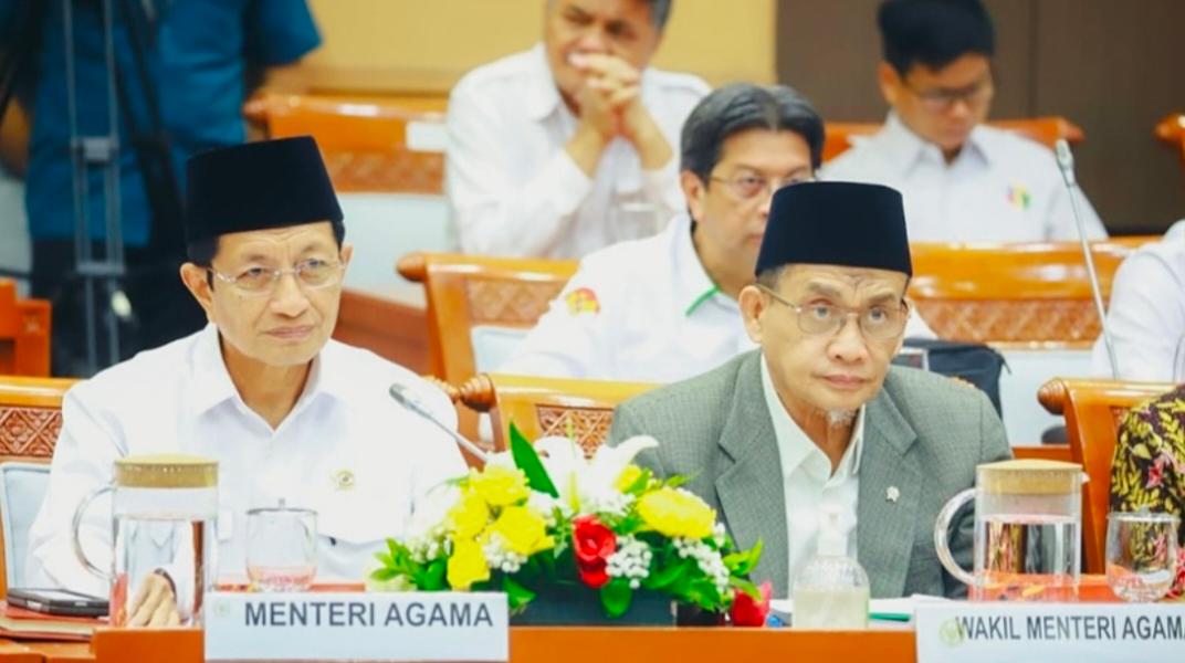 Rapat dengan Komisi VIII DPR, Menag Nasaruddin Harap Haji 2025 Sukses
