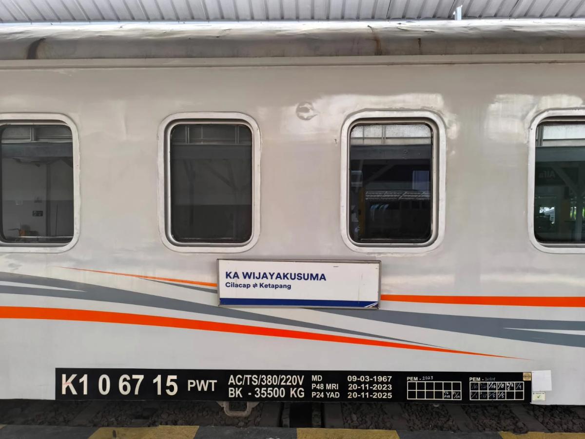 Hubungkan Cilacap-Banyuwangi, Okupansi KA Wijaya Kusuma Mencapai 193 Persen hingga September 2024