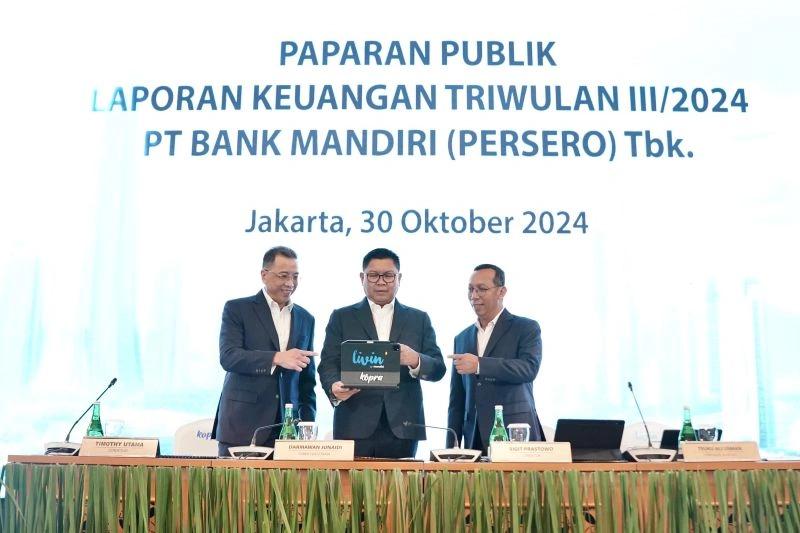 Kredit Segmen Ini Bantu Cetak Laba Bank Mandiri Rp42 Triliun di Kuartal III-2024