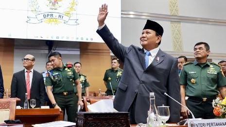Presiden Prabowo Bertemu Ketum Parpol Koalisi di Istana Merdeka