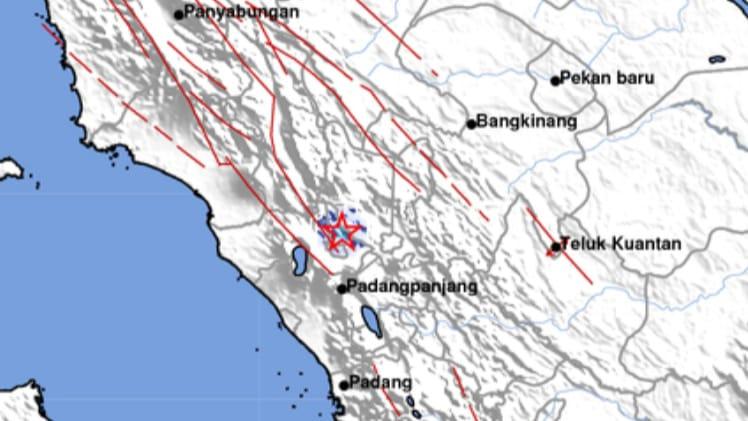 Gempa M 3,1 Guncang Bukittinggi Sumbar