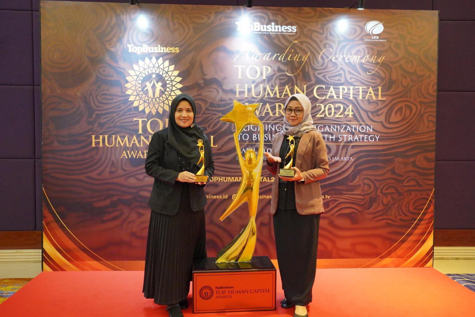 Jasa Marga Raih Dua Penghargaan Bergengsi di Ajang TOP Human Capital Awards 2024