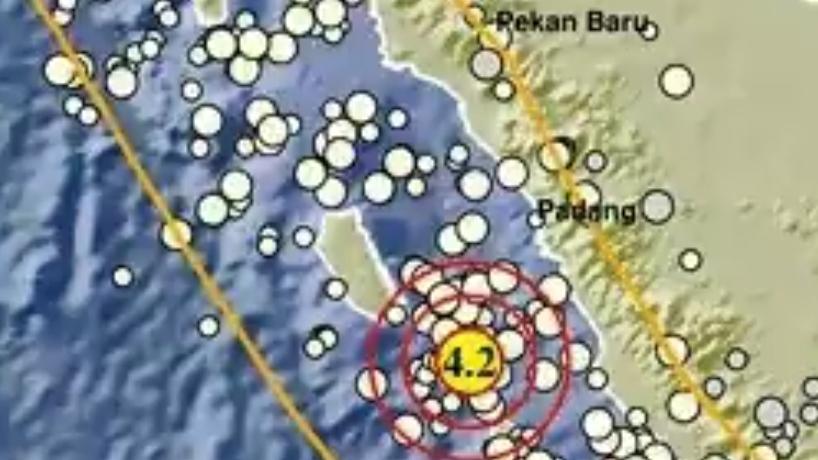 Gempa Bumi M 4,2 Guncang Tuapejat Sumbar