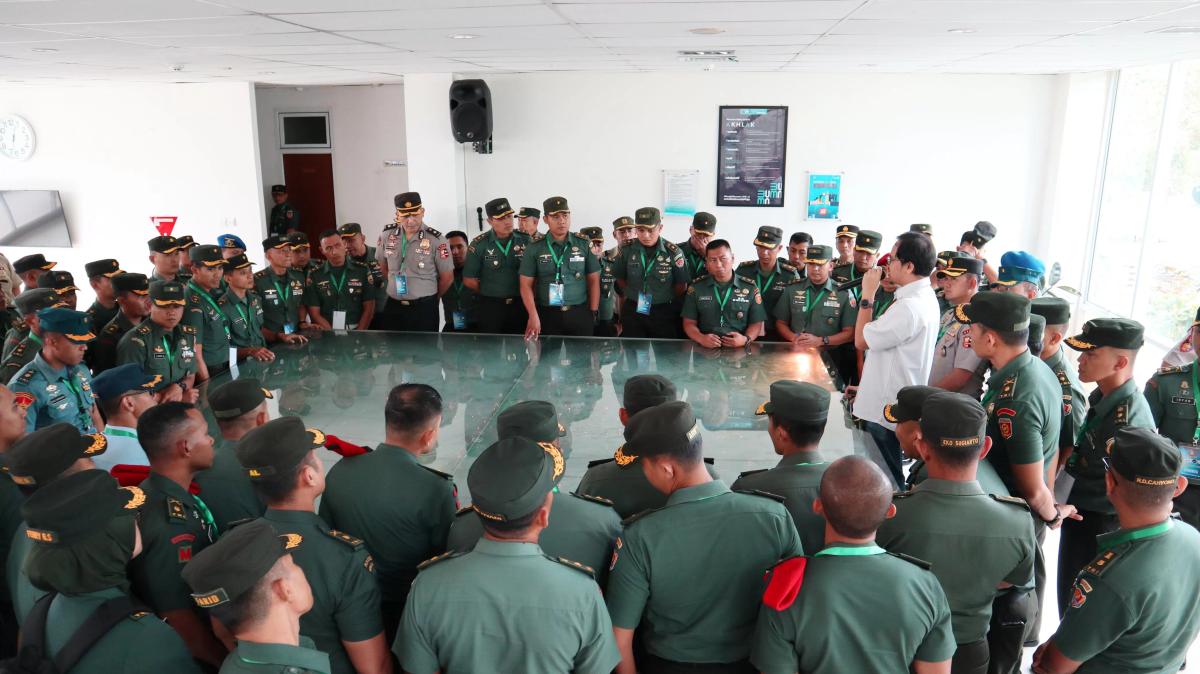 Pasis Seskoad 2024 Kunjungi Pusat Bahan Berenergi Tinggi DAHANA