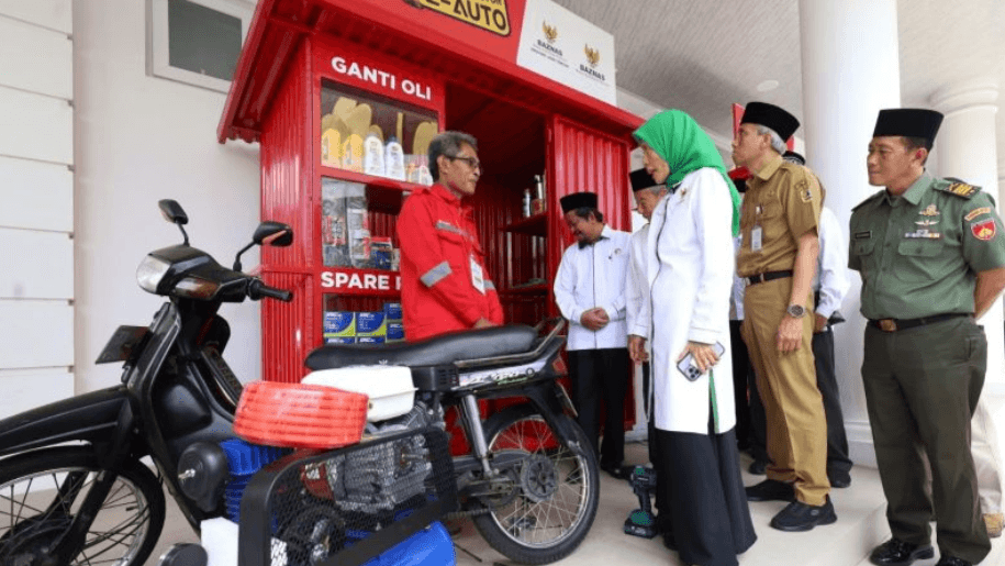 Baznas RI Tingkatkan Kesejahteraan Mustahik di Jawa Tengah Lewat Program Wirausaha Bengkel ZAuto