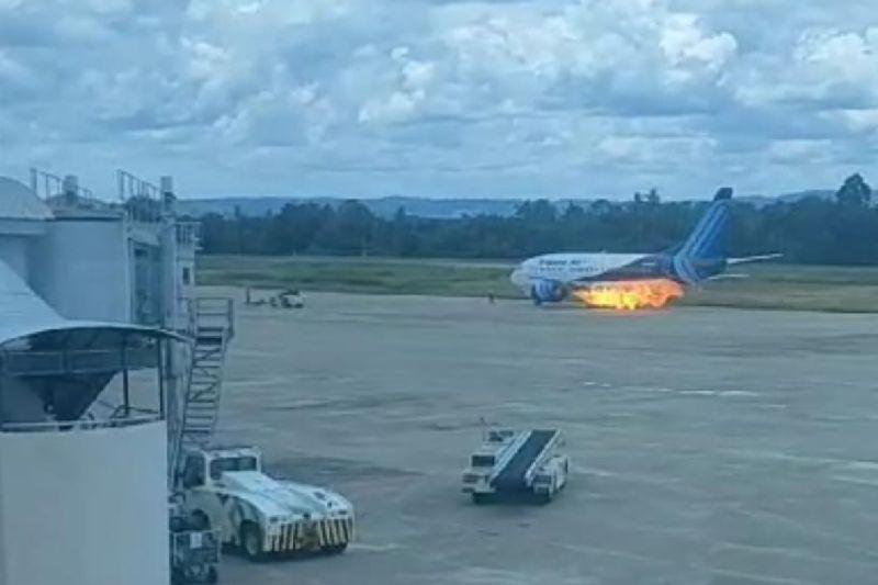 Mesin Pesawat Trigana Air Percikan Api di Sentani, 4 Penumpang Luka
