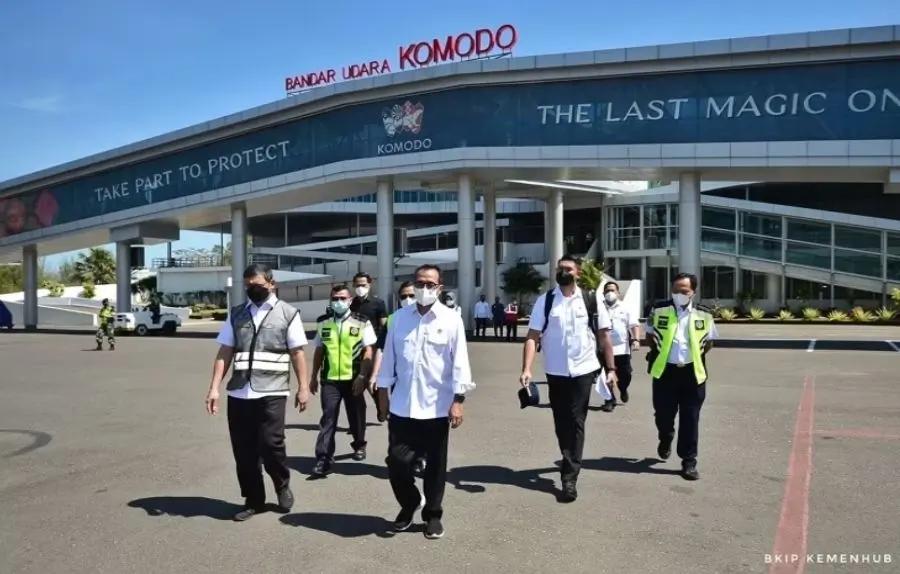 Penutupan Sementara Bandara Komodo Akibat Abu Vulkanik dari Gunung Lewotobi