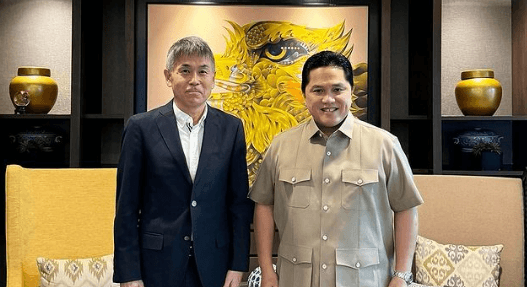 Erick Thohir Bahas Kinerja Wasit Liga 1 dengan Wakil Ketua Komite Wasit PSSI