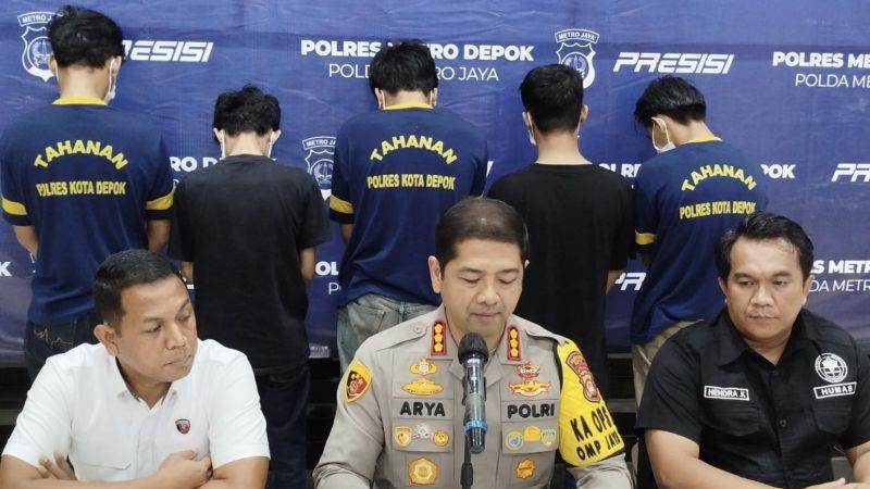 5 Pelaku Sindikat Judi Online di Depok Ditangkap!