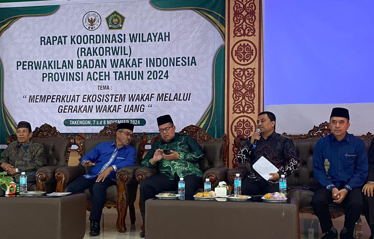 Kemenag Bersama BWI Perkuat Ekosistem Wakaf di Aceh