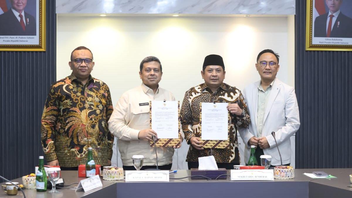 Kementerian Agama dan BPJPH Tandatangani Kesepakatan Badan Layanan Umum
