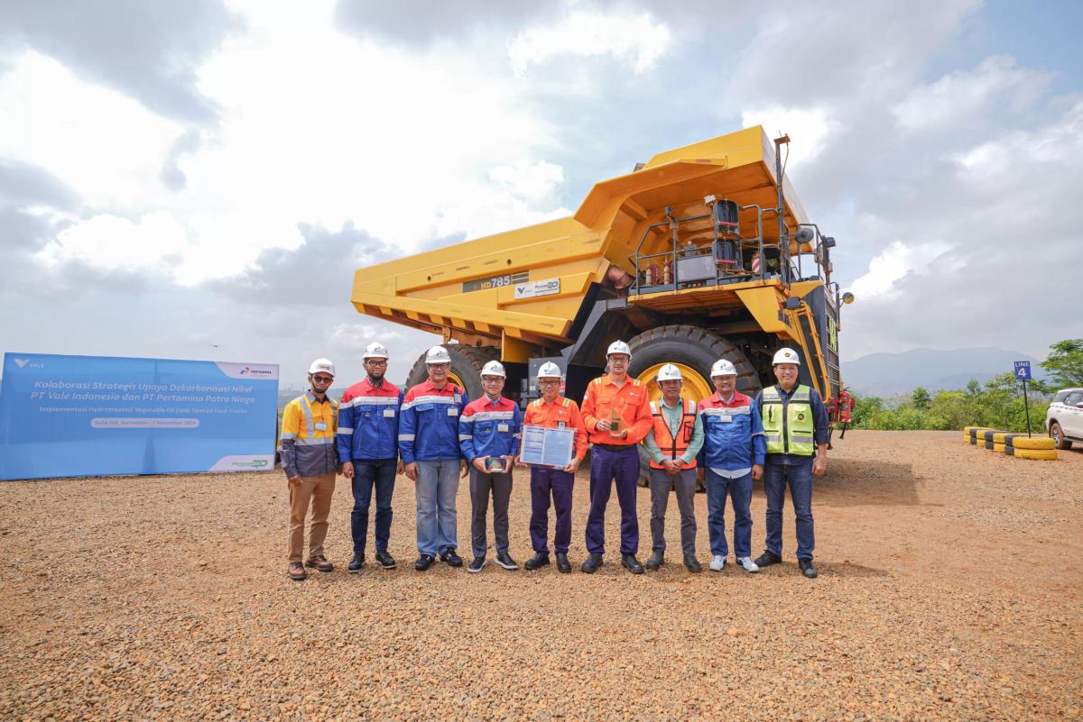 Pertamina Patra Niaga Gandeng PT Vale untuk Transformasi Energi Hijau Melalui HVO